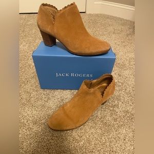 Jack Rogers eyelet scallop detail Booties - 11